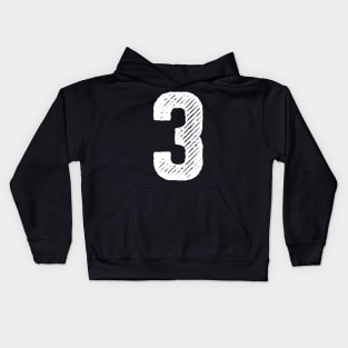 Rough Number 3 Kids Hoodie